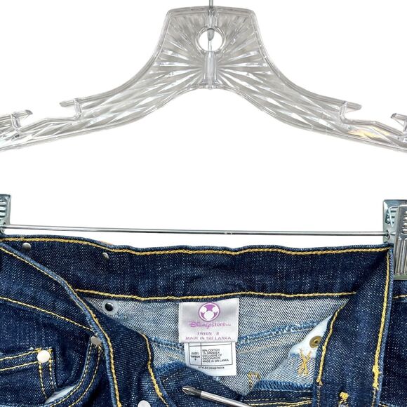 Disney High School Musical Girls Jean Denim Skirt Pleated Hem Blue Sz Tween 8‎ - Picture 4 of 7